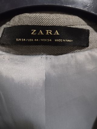 Chaqueta traje gris hombre