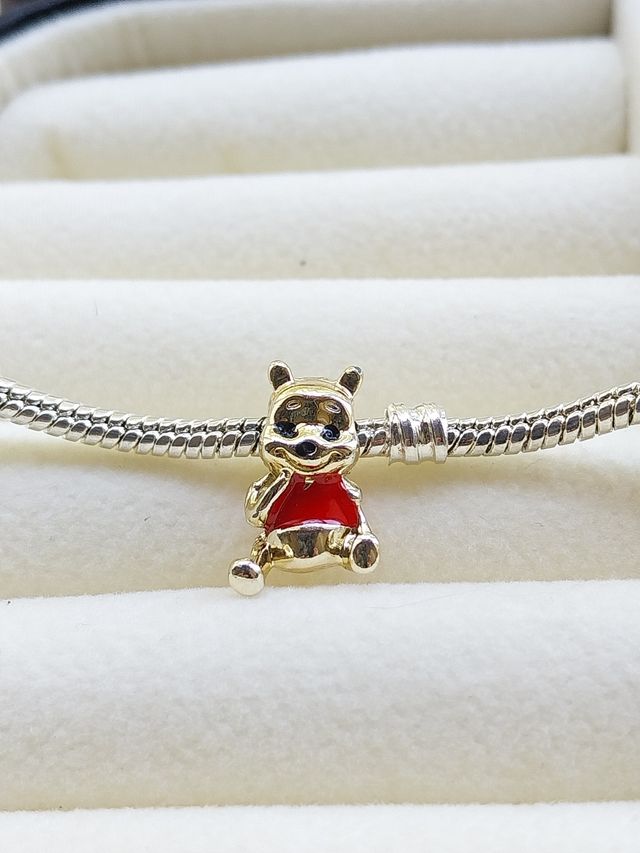 Pendentes Ursinho Pooh - Dourado