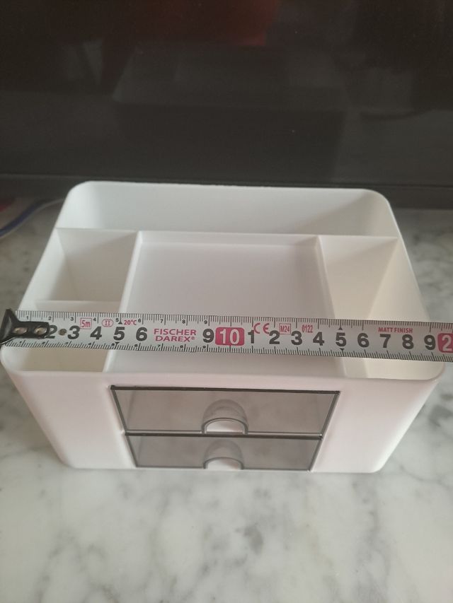 Organizador de escritorio blanco