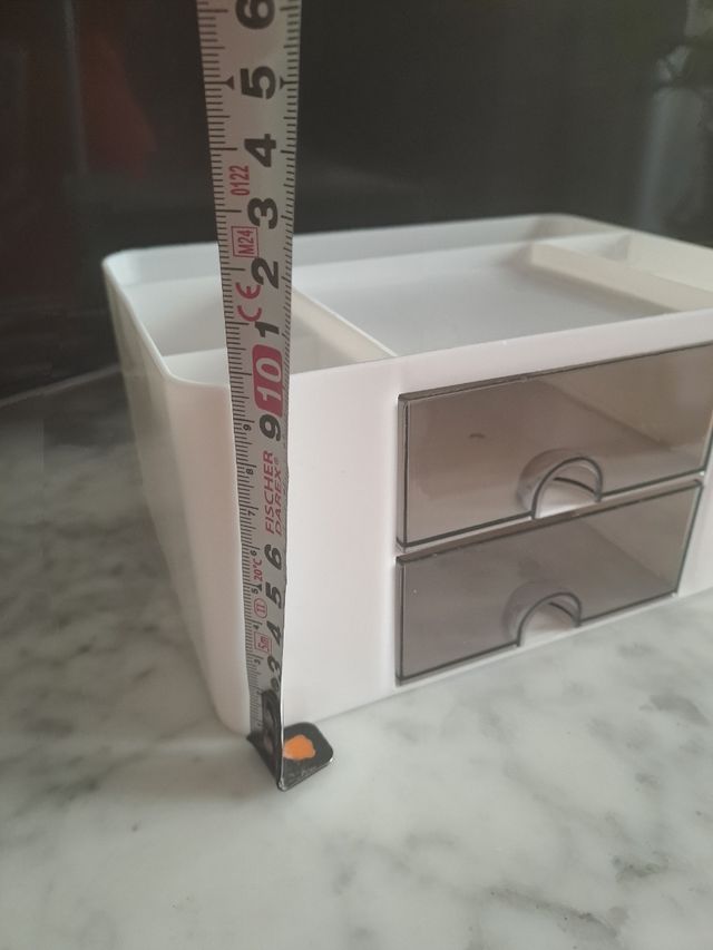 Organizador de escritorio blanco