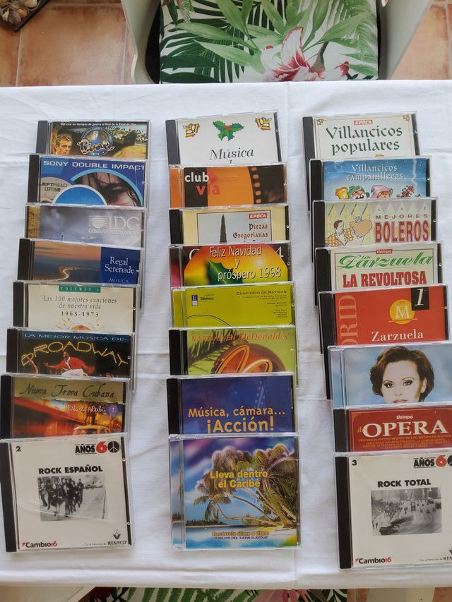 64 CDs Música Variada Originales
