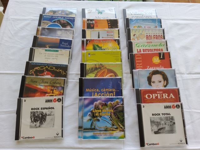 64 CDs Música Variada Originales