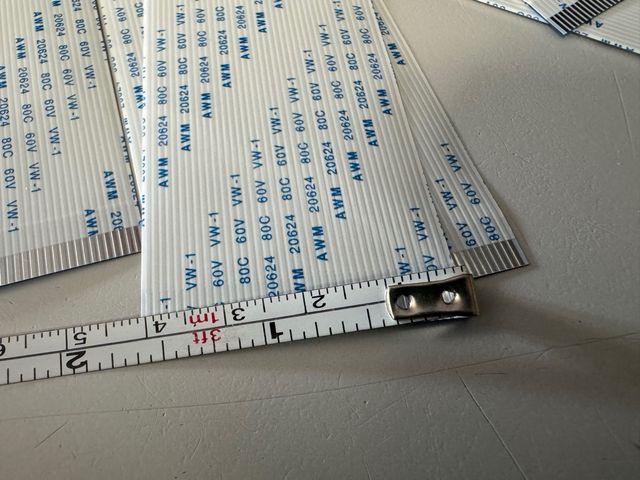 Cinta plana 40 pines flexible