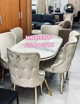 ✨Oferta Mesa Turca con 6 sillas✅