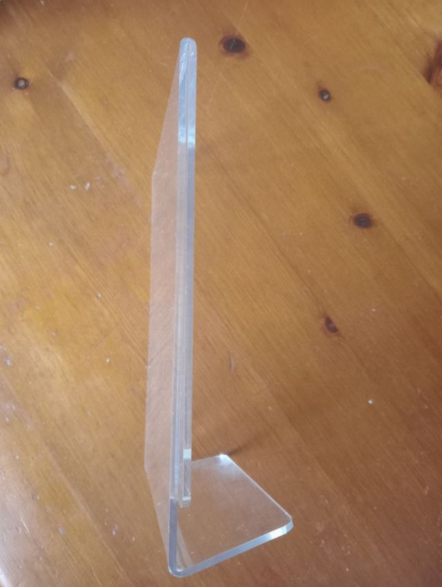 Expositor acrílico transparente