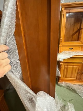 Espectacular entrada madera maciza