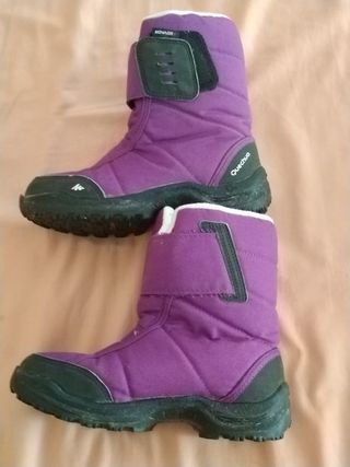 Botas Nieve Quechua T-33 Moradas