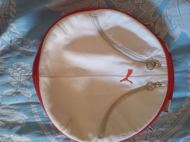 Bolsa Puma - Branca c/ Vermelho
