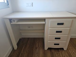 Escritorio madera blanco