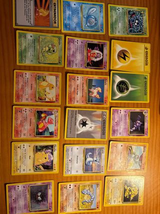 Lote cartas Pokémon antiguas