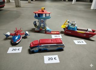 Pack Patrulla Canina: 4 juguetes