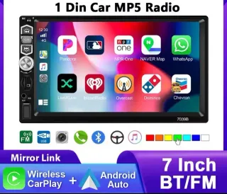 Radio Coche Android 7" MP5 Bluetooth