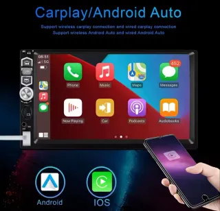 Radio Coche Android 7" MP5 Bluetooth