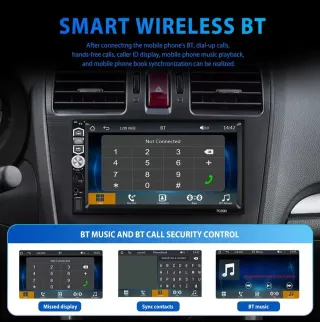 Radio Coche Android 7" MP5 Bluetooth