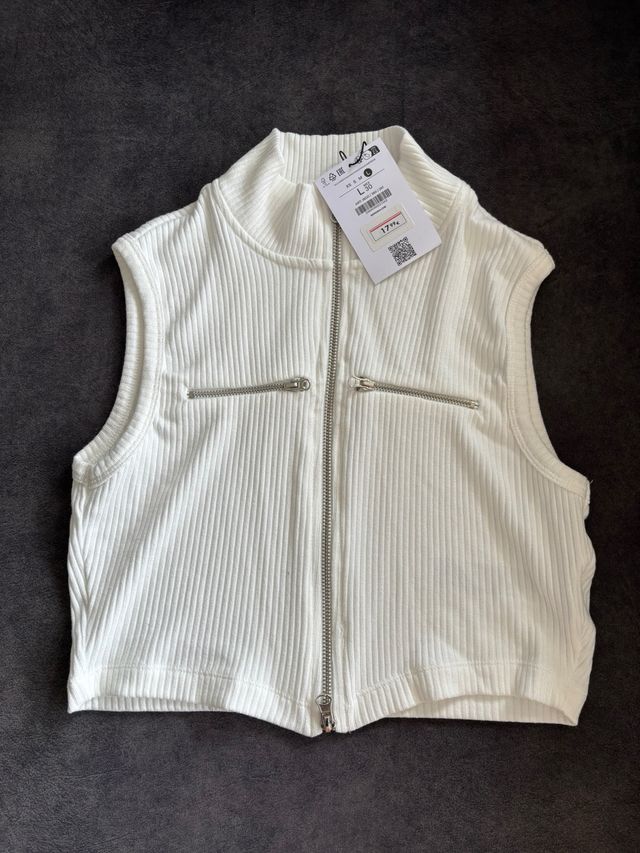 Chaleco con cremallera