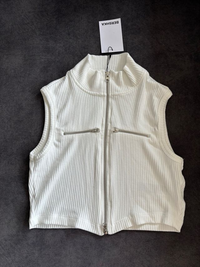 Chaleco con cremallera