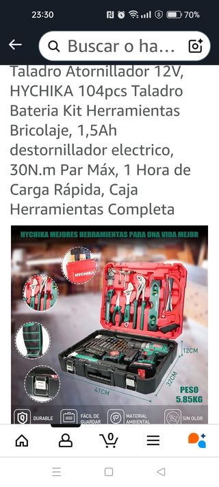 Maletín herramientas Hychika