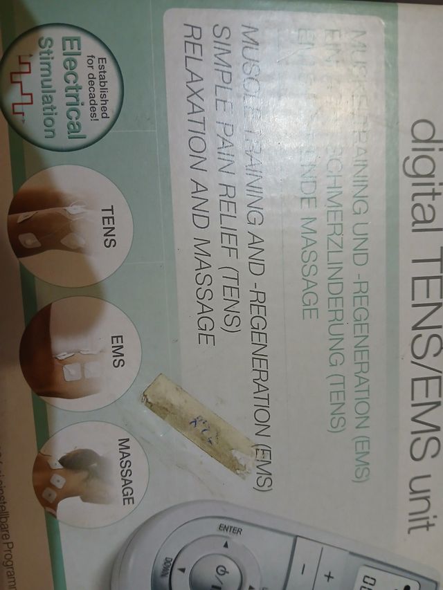 Aparato de simulación eléctrica de masaje Beurer