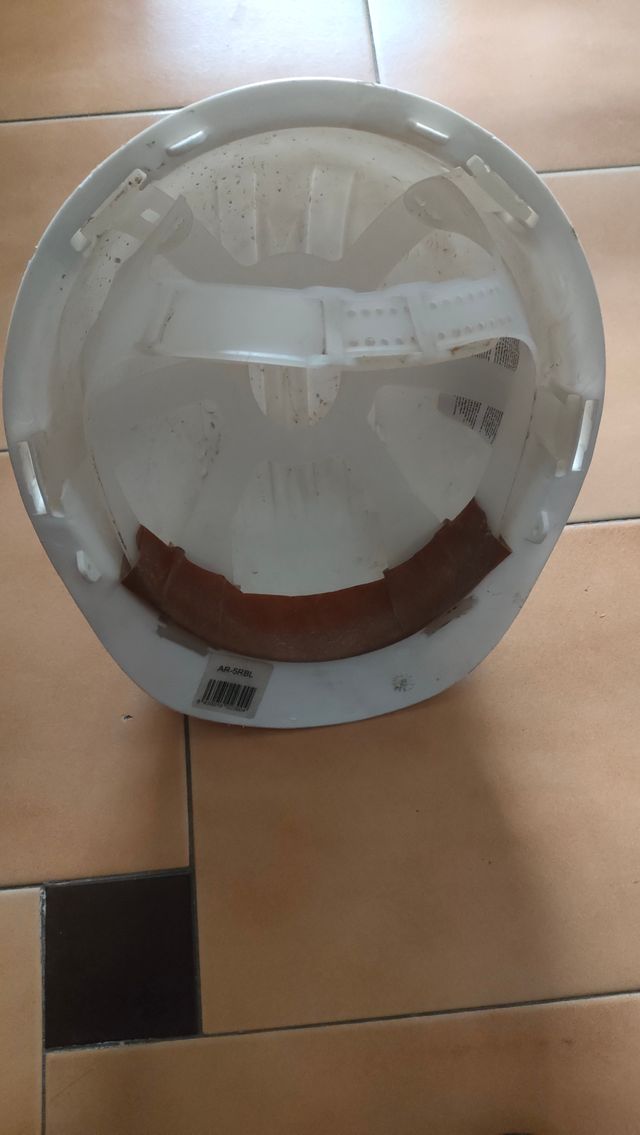 Casco obra blanco