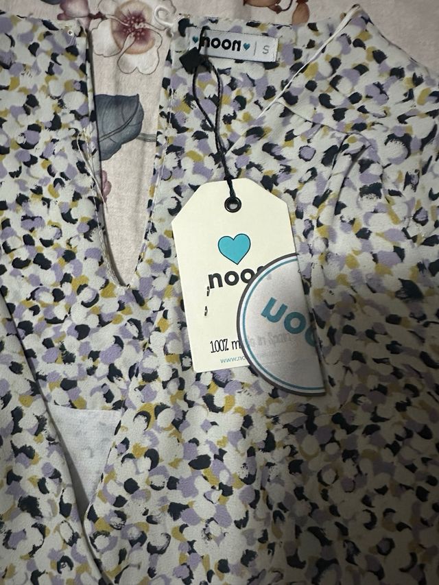 Vestido Noon estampado