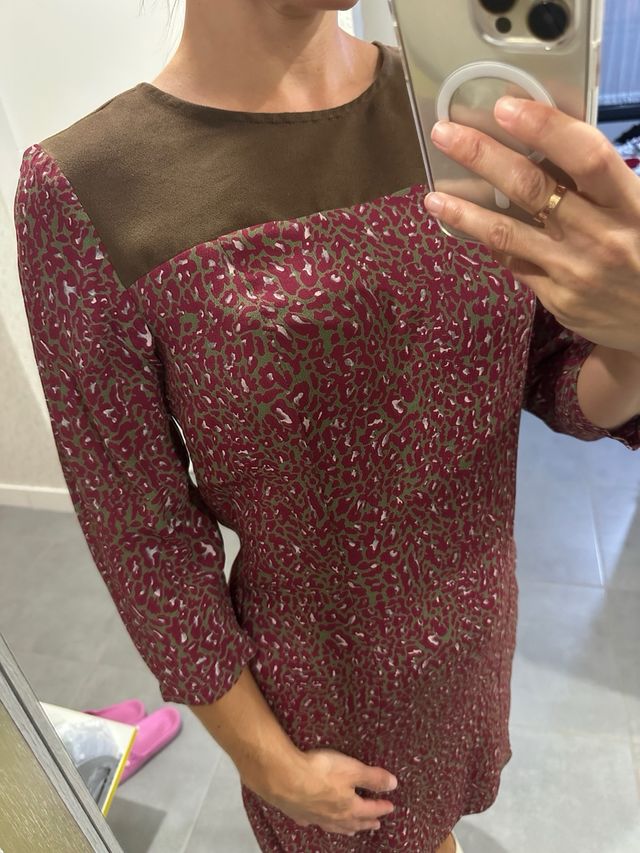 Vestido Cortefiel estampado