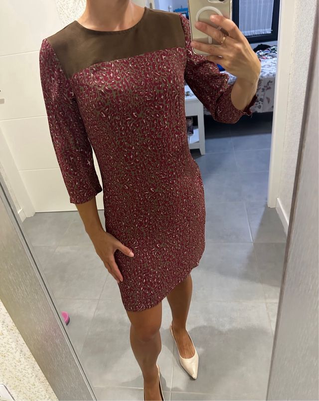 Vestido Cortefiel estampado