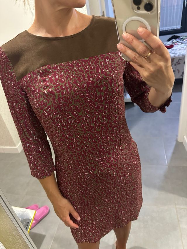 Vestido Cortefiel estampado