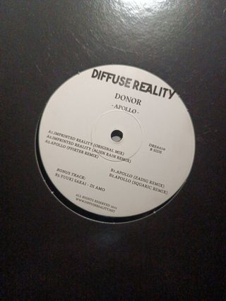 Vinilo Techno: Diffuse Reality - Donor