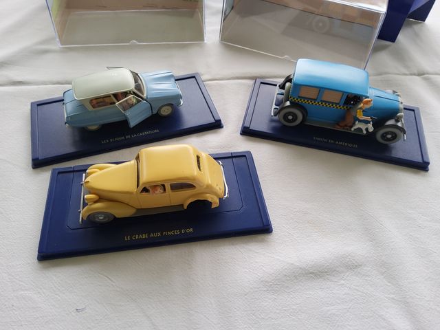 Coches Tintín 1/43: ¡3 unidades!