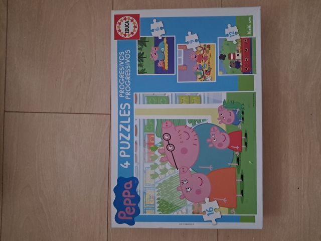 Puzzles Peppa Pig: 4+10 Puzzles