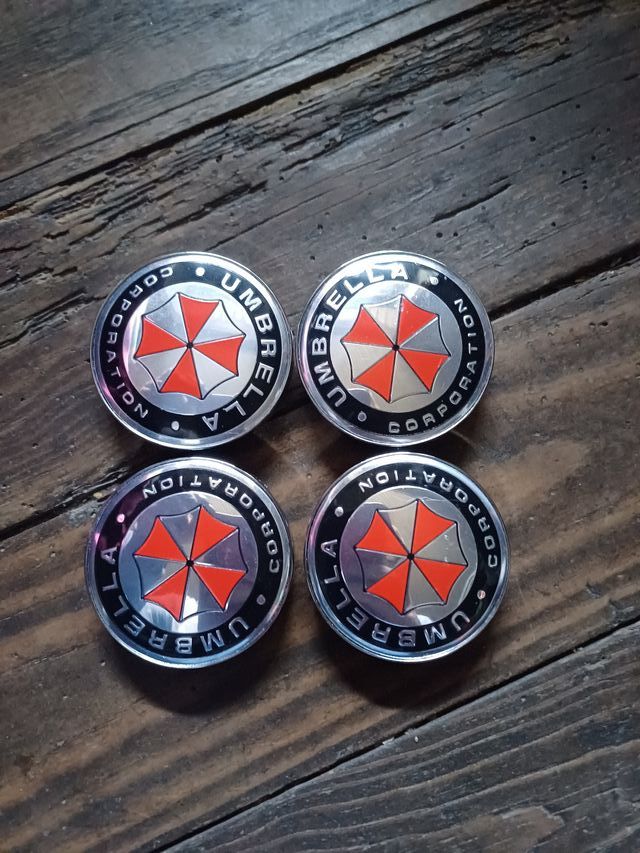 4 Tampas Centro Jantes Umbrella 60mm