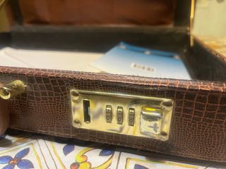 Maletín vintage marrón