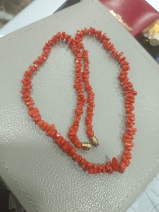 Collar Coral Rojo