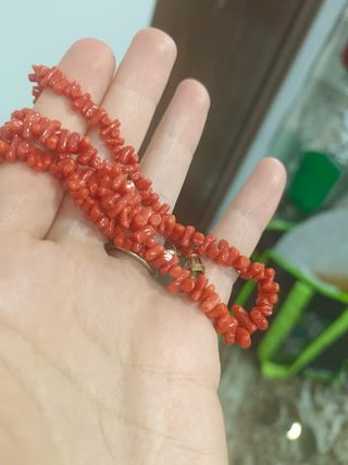 Collar Coral Rojo