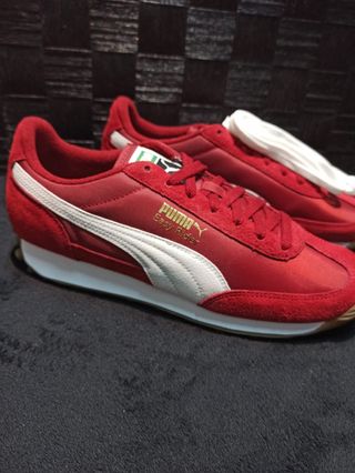 Puma Easy Rider Retro color Red Intense/Puma White