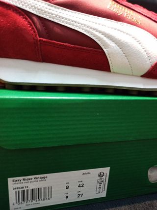 Puma Easy Rider Retro color Red Intense/Puma White