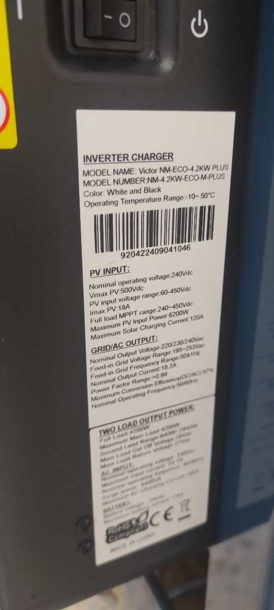 Estación energía portátil 24 voltios 