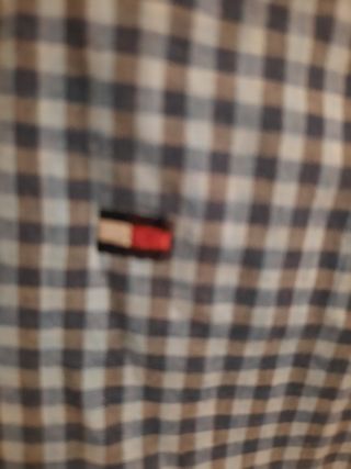 Camisa Tommy Hilfiger cuadros azul Talla L
