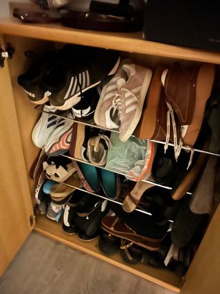 Zapatero mimbre 2 piezas