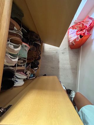 Zapatero mimbre 2 piezas