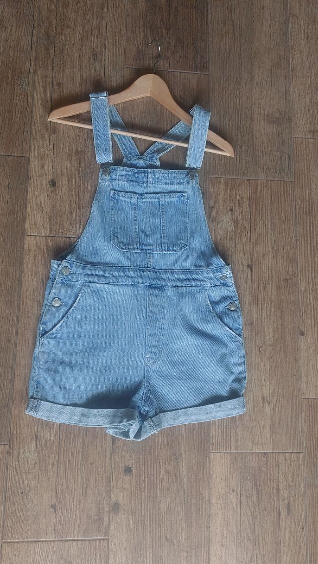 Peto vaquero corto azul