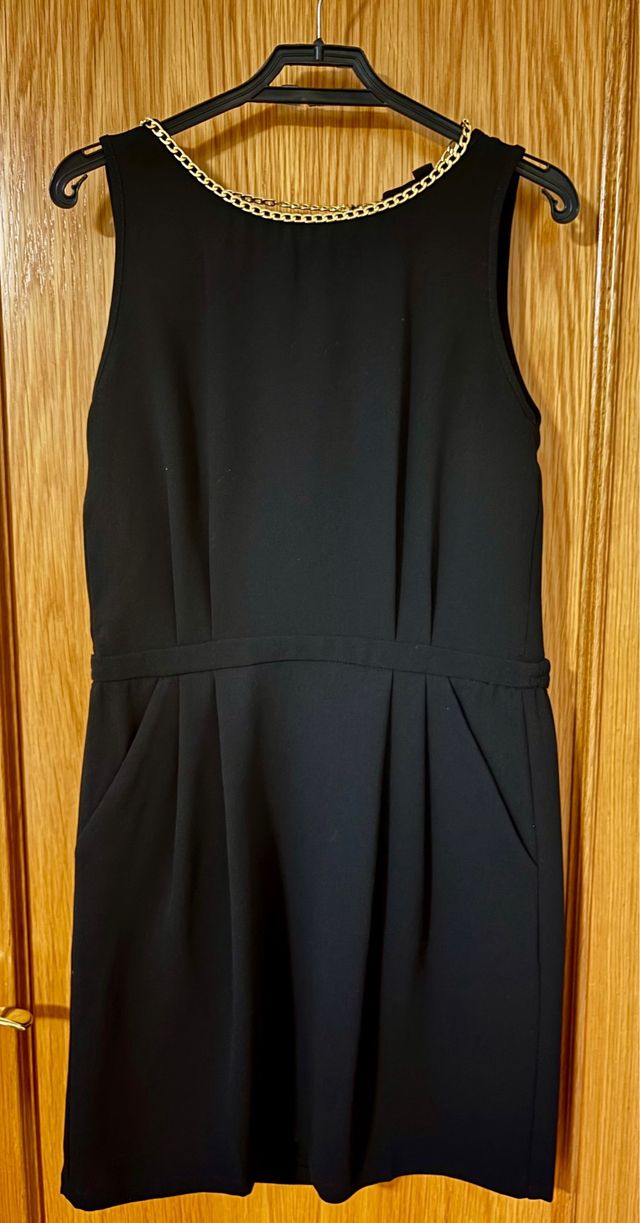 Vestido negro Mango talla S