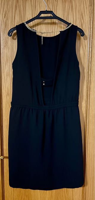 Vestido negro Mango talla S