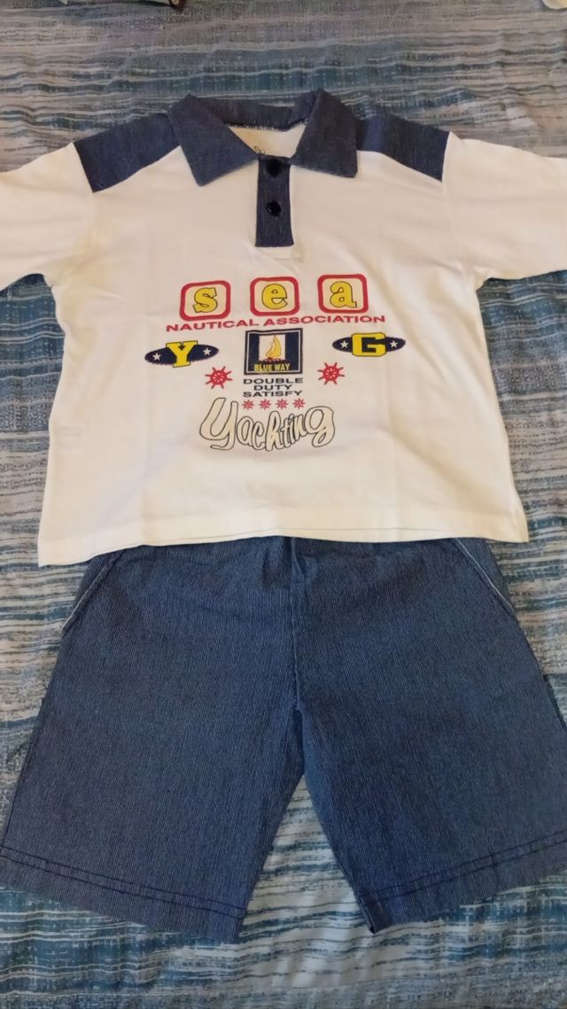 Completo bimbo estivo taglia 6 anni