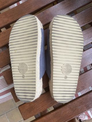 Sandalias esparto Pull&Bear gris 36