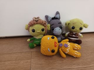 Amigurumis Shrek: 5 muñecos crochet