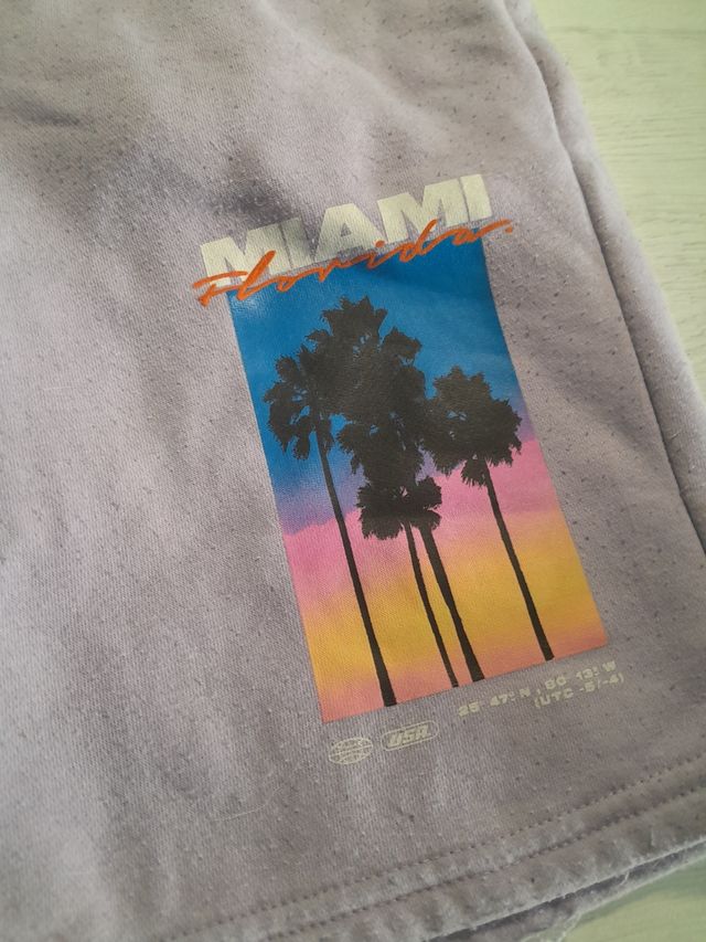 Pantalon corto Morado Miami