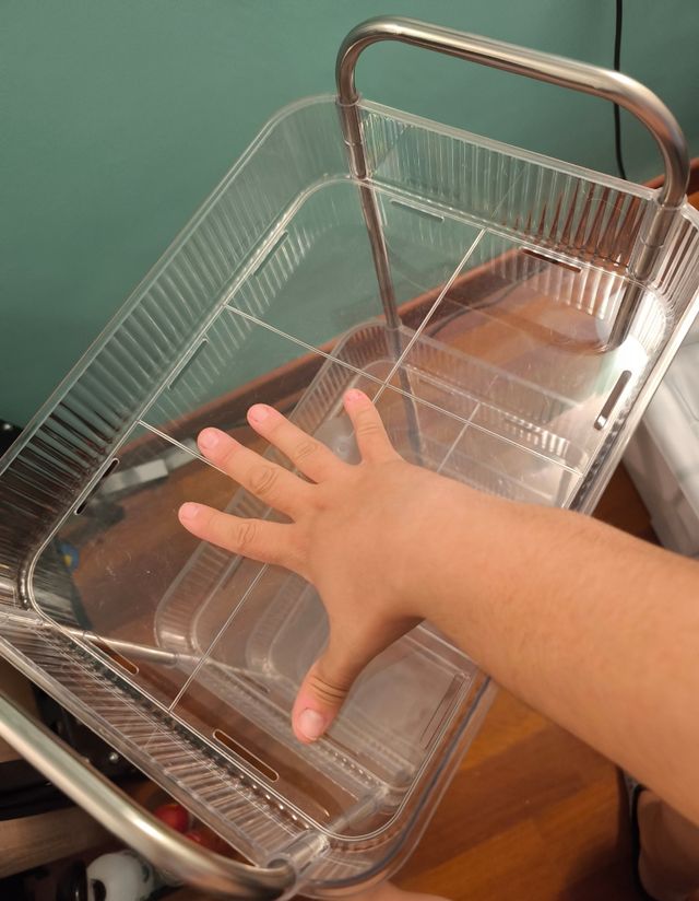 Carrito 4 estantes - Transparente