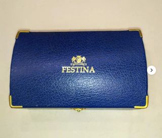 Estuche Festina vintage azul