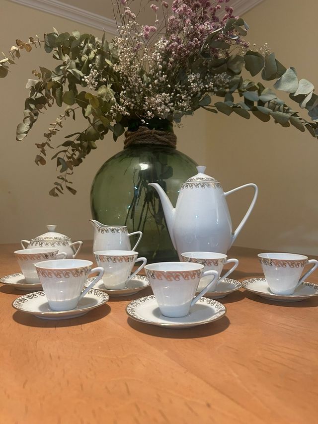 Juego té Santa Clara - Porcelana